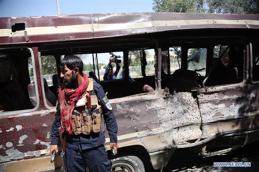 AFGHANISTAN-KABUL-BUS-BLAST