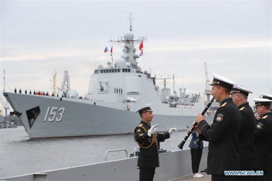 RUSSIA-ST. PETERSBURG-CHINESE NAVY-VISIT