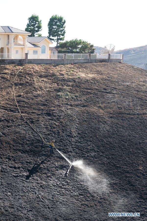 U.S.-LOS ANGELES-CHINO HILLS-BRUSH FIRE