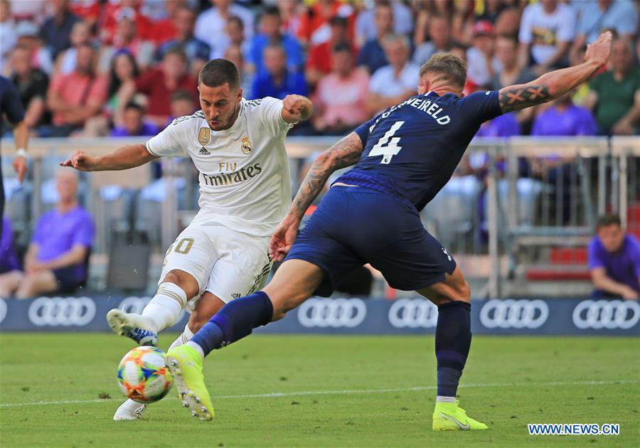 (SP)GERMANY-MUNICH-SOCCER-AUDI CUP-SEMIFINALS-REAL MADRID VS TOTTENHAM HOTSPUR