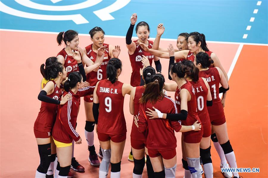 (SP)CHINA-NINGBO-FIVB-TOKYO VOLLEYBALL QUALIFICATION-CHN VS CZE