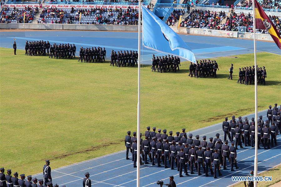 BOTSWANA-GABORONE-POLICE-ANNIVERSARY-CELEBRATION