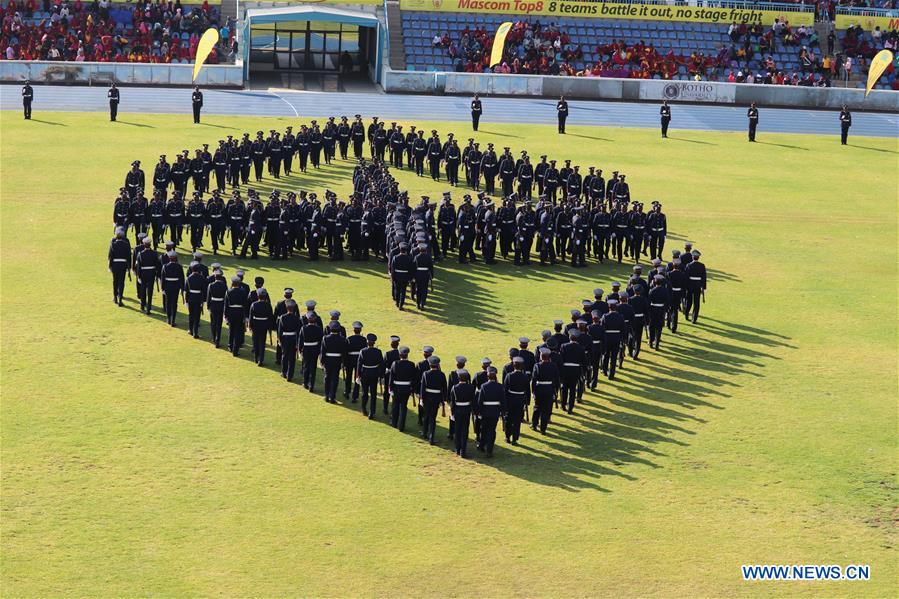 BOTSWANA-GABORONE-POLICE-ANNIVERSARY-CELEBRATION