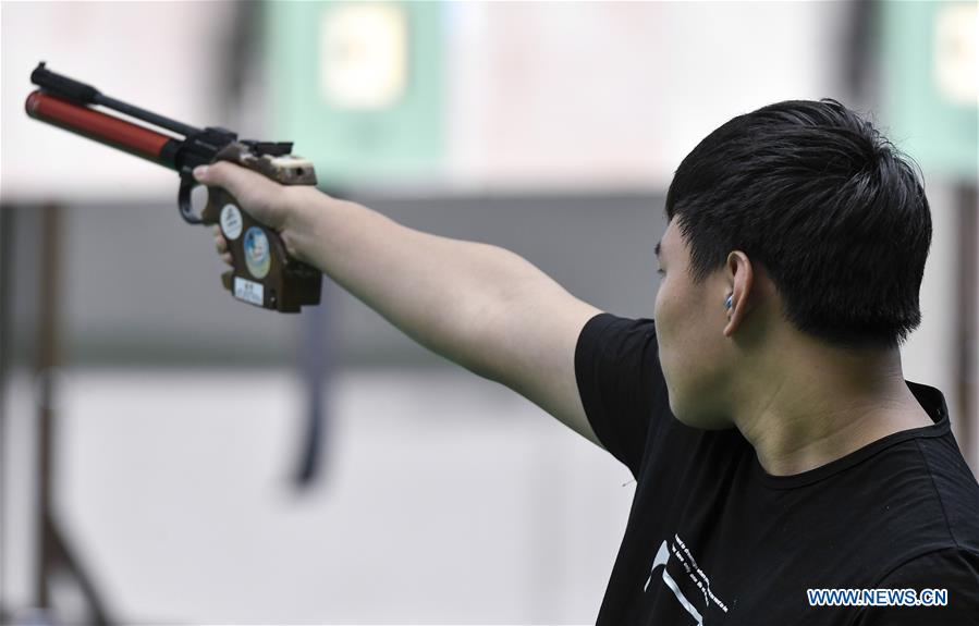 (SP)CHINA-TAIYUAN-2ND YOUTH GAMES-SHOOTING-MEN'S 10M AIR PISTOL