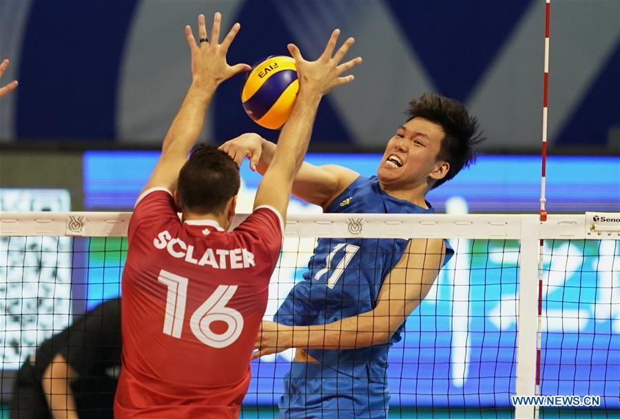 (SP)CHINA-NINGBO-FIVB-TOKYO VOLLEYBALL QUALIFICATION-CHN VS CAN (CN)