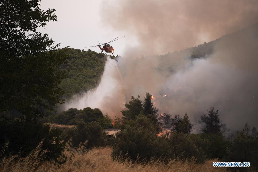 GREECE-EVIA ISLAND-WILDFIRE