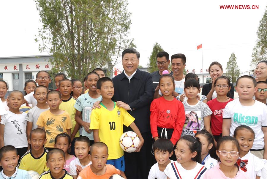 CHINA-GANSU-WUWEI-XI JINPING-INSPECTION (CN)