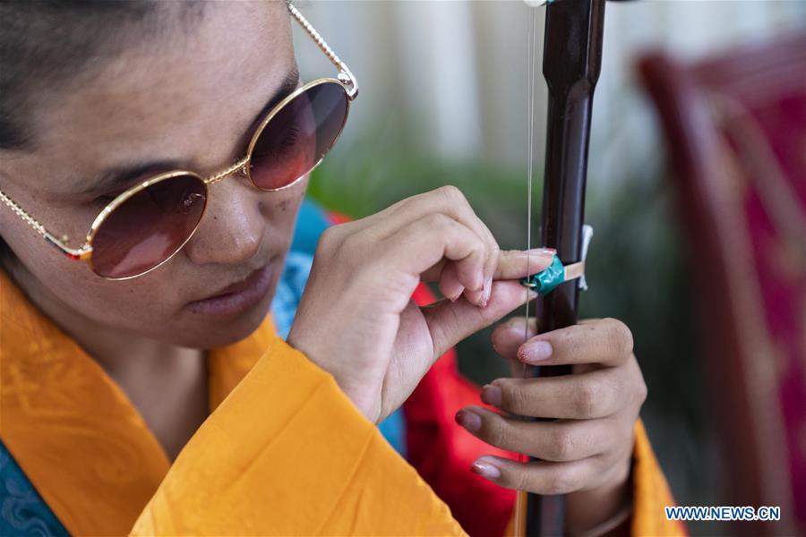 CHINA-TIBET-LHASA-VISUALLY IMPAIRED MUSICIANS-NURSING HOME (CN)