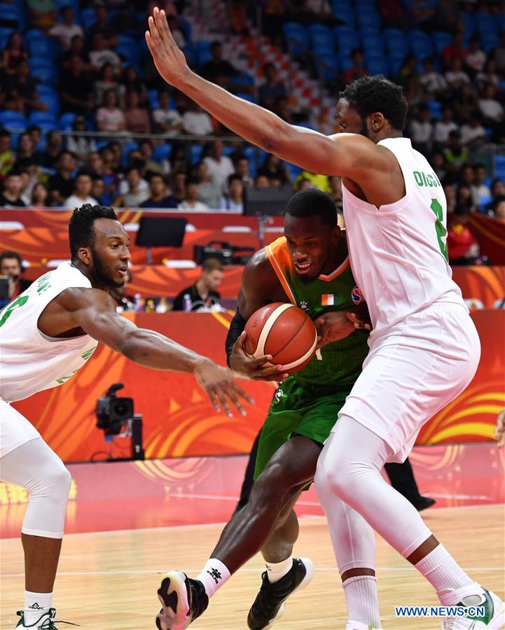 (SP)CHINA-GUANGZHOU-BASKETBALL-FIBA WORLD CUP-GROUP M-NGA VS CIV(CN)