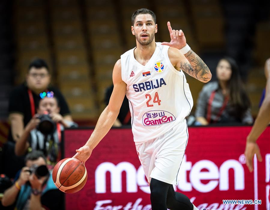 (SP)CHINA-WUHAN-BASKETBALL-FIBA WORLD CUP-GROUP J-SERBIA VS PUERTO RICO (CN)