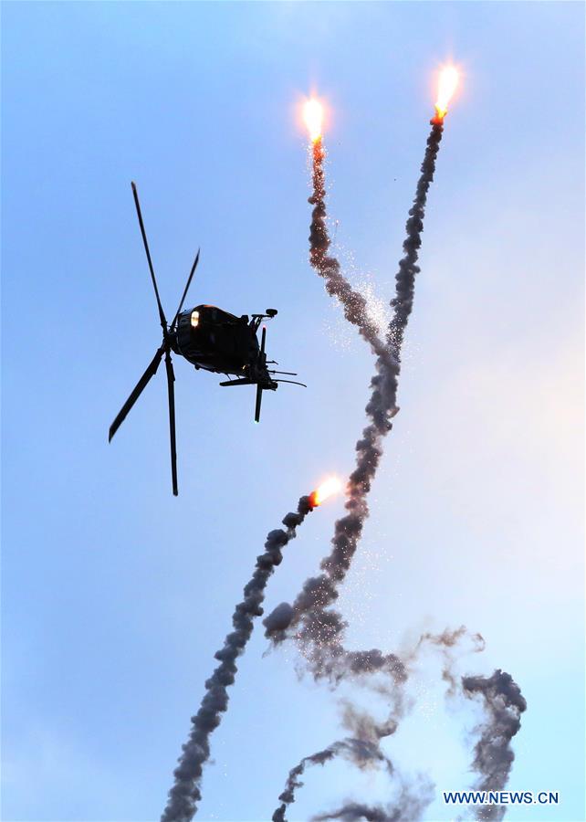 BELGIUM-SANICOLE SUNSET AIRSHOW