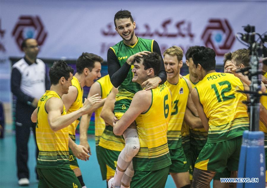 (SP)IRAN-TEHRAN-VOLLEYBALL-ASIAN MEN'S CHAMPIONSHIP-AUSTRALIA VS JAPAN