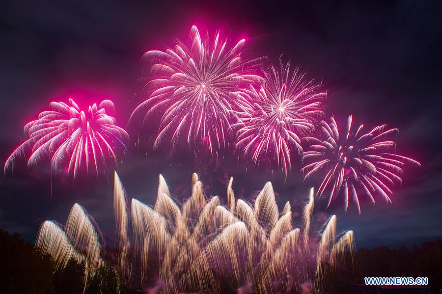 LITHUANIA-VILNIUS-INTERNATIONAL FIREWORKS SHOW