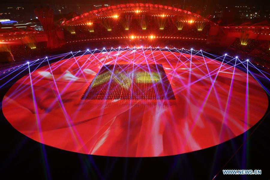 (SP)CHINA-WUHAN-7TH MILITARY WORLD GAMES-OPENING CEREMONY