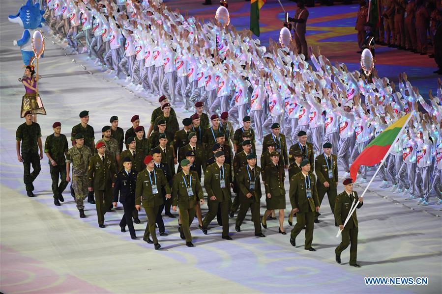 (SP)CHINA-WUHAN-7TH MILITARY WORLD GAMES-OPENING CEREMONY