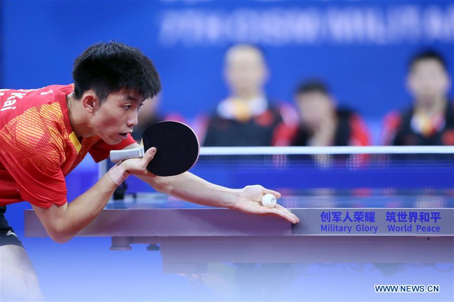 (SP)CHINA-WUHAN-7TH MILITARY WORLD GAMES-TABLE TENNIS