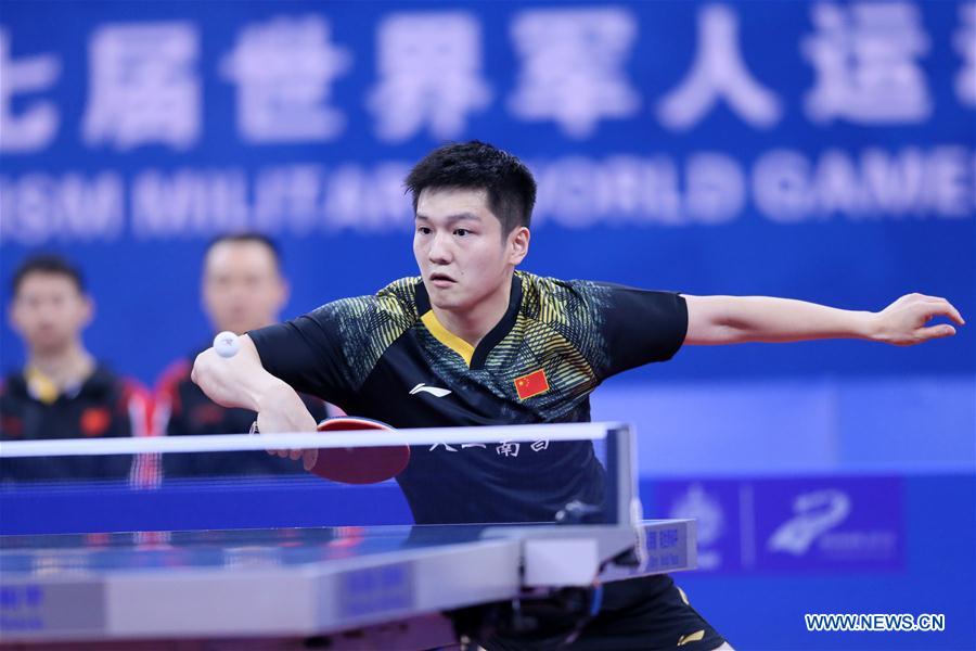 (SP)CHINA-WUHAN-7TH MILITARY WORLD GAMES-TABLE TENNIS(CN)