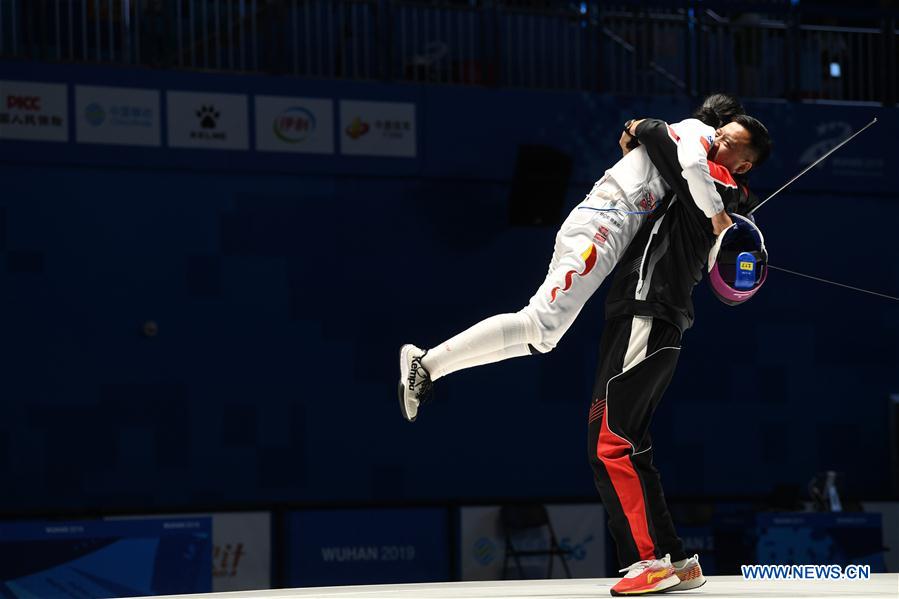 (SP)CHINA-WUHAN-7TH MILITARY WORLD GAMES-FENCING(CN)