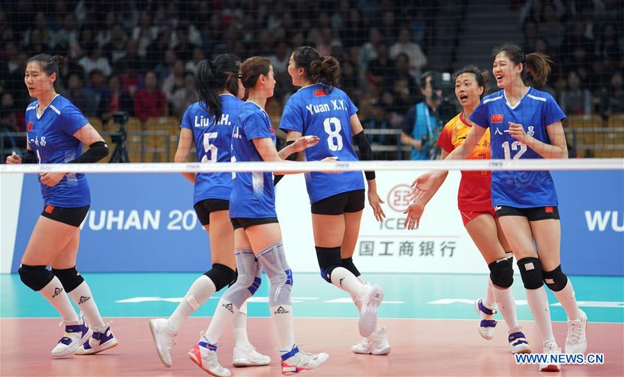 (SP)CHINA-WUHAN-7TH MILITARY WORLD GAMES-VOLLEYBALL(CN)