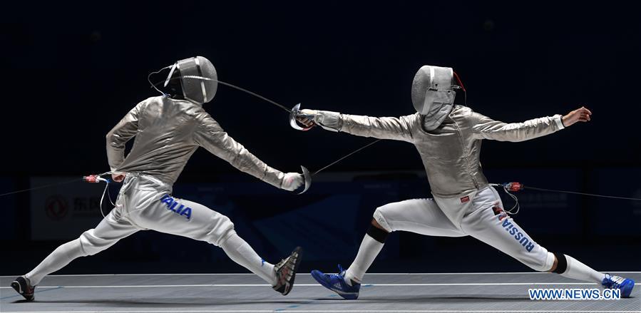 (SP)CHINA-WUHAN-7TH MILITARY WORLD GAMES-FENCING(CN)