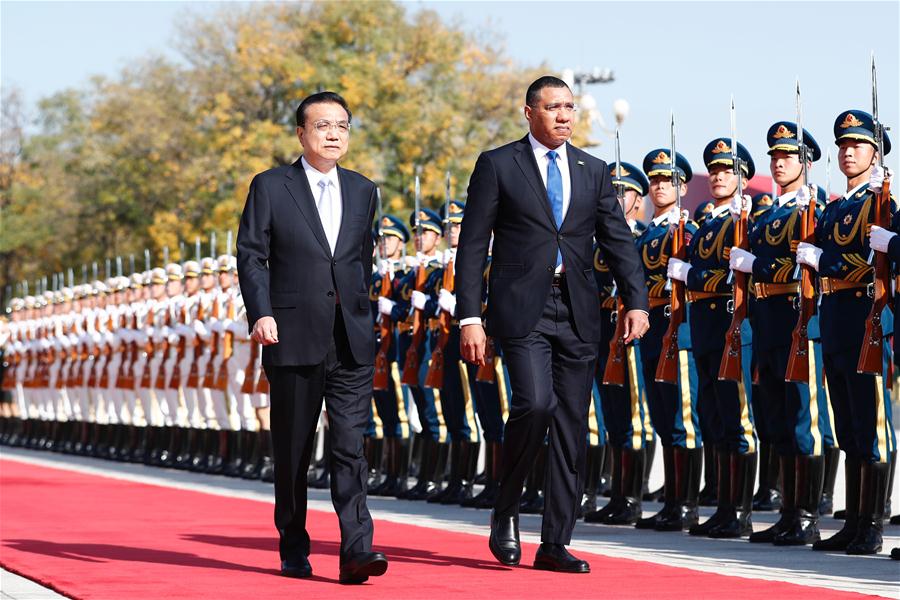 CHINA-BEIJING-LI KEQIANG-JAMAICAN PM-TALKS (CN)