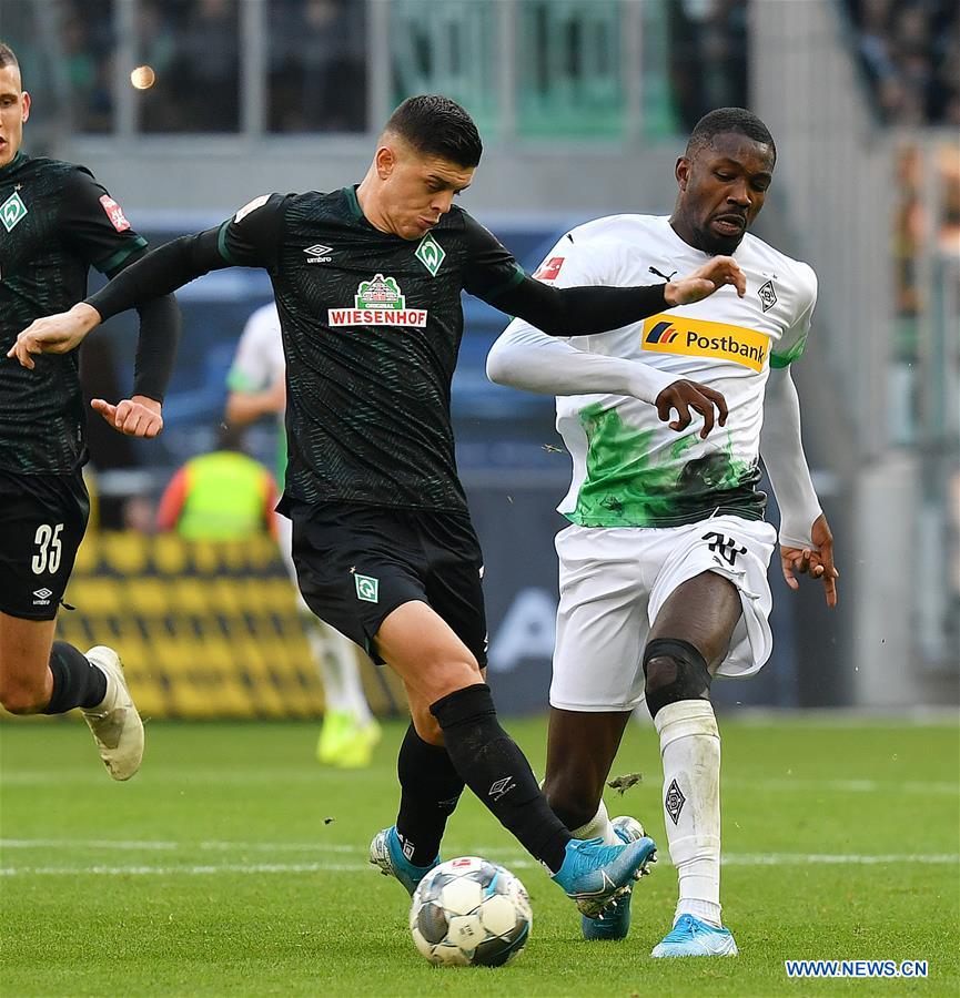 (SP)GERMANY-MONCHENGLADBACH-SOCCER-BUNDESLIGA-MONCHENGLADBACH VS BREMEN