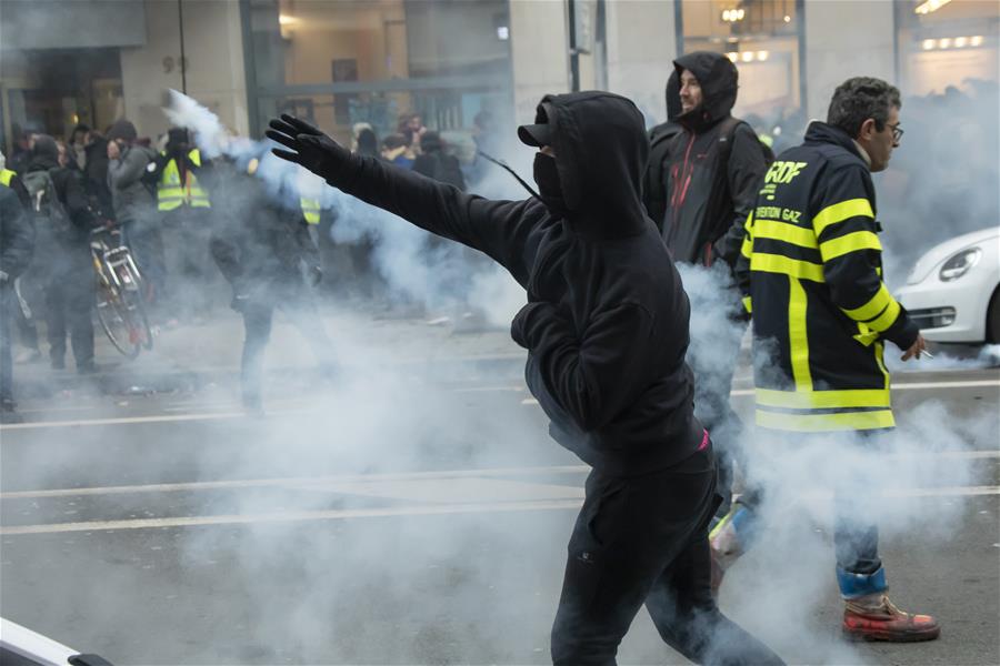 FRANCE-STRIKE-PENSION REFORM