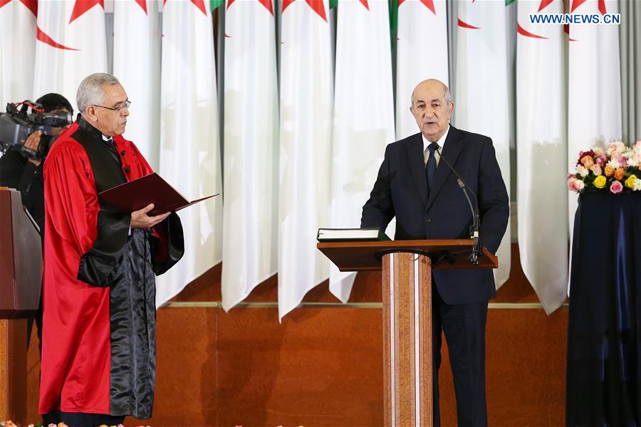 ALGERIA-ALGIERS-NEW PRESIDENT-SWORN IN