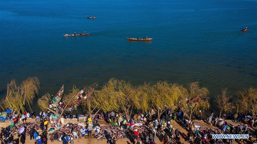 CHINA-YUNNAN-XINGYUN LAKE-FISH SEASON-START (CN)