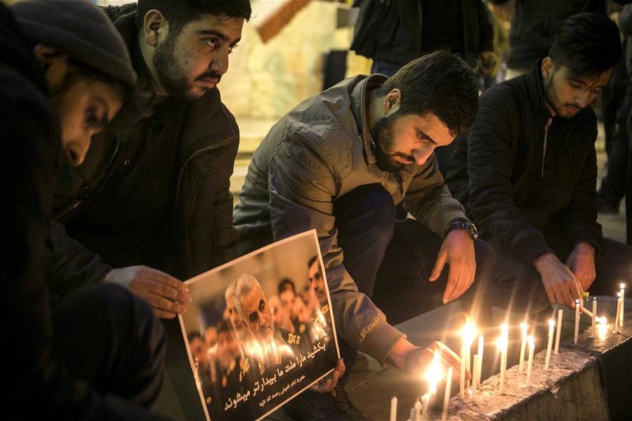 IRAN-TEHRAN-QASEM SOLEIMANI-MOURNING CEREMONY