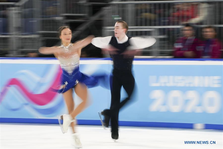 (SP)SWITZERLAND-LAUSANNE-WINTER YOG-FIGURE SKATING-ICE DANCE