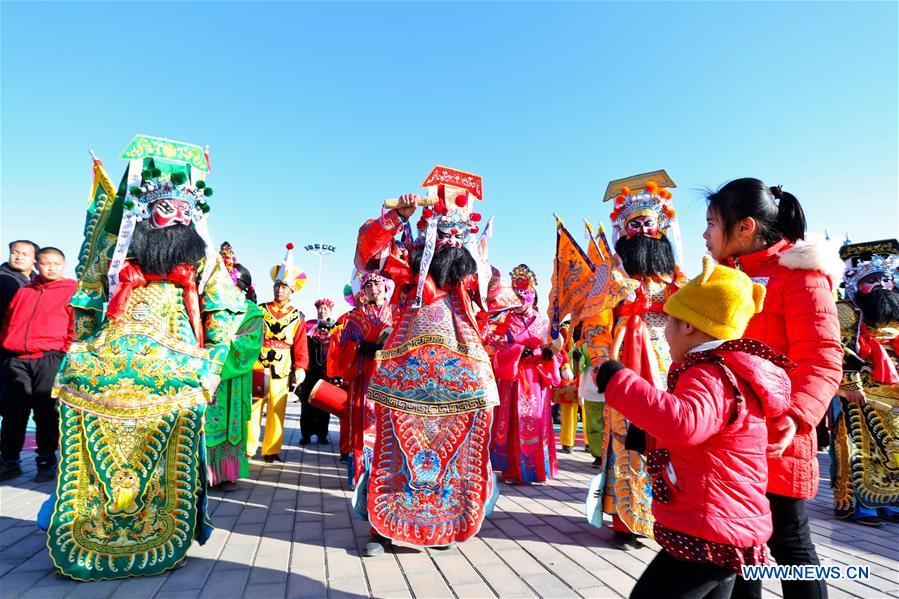 CHINA-GANSU-ZHANGYE-SHEHUO-REHEARSAL (CN)