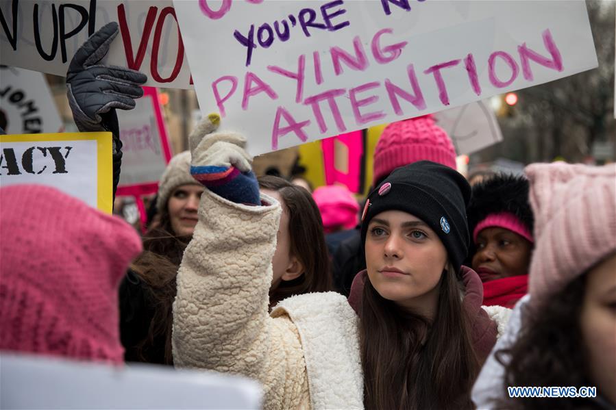 U.S.-NEW YORK-WOMEN'S MARCH