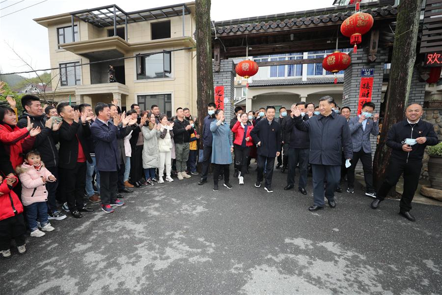 CHINA-ZHEJIANG-ANJI-XI JINPING-INSPECTION (CN)