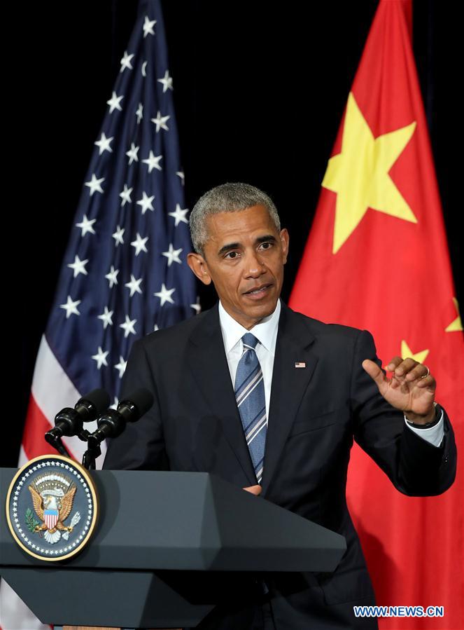 (G20 SUMMIT)CHINA-HANGZHOU-G20-U.S. PRESIDENT-PRESS CONFERENCE (CN)