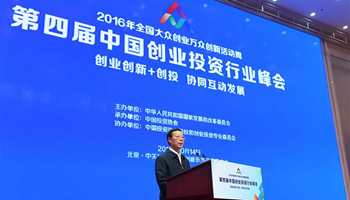 Chinese vice premier stresses development of venture capital