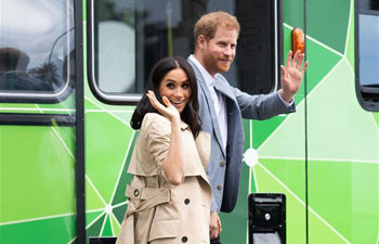 Britain's Prince Harry, Meghan visit Australia