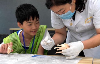 Children experience archaeological work, learn about Luoyang's history during summer camp