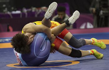 Highlights at Asian Wrestling Championships (Feb. 21)