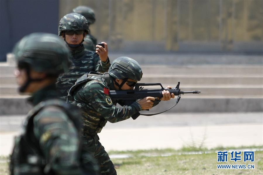 （图文互动）（1）武警部队“长城-2019”反恐国际论坛在京开幕