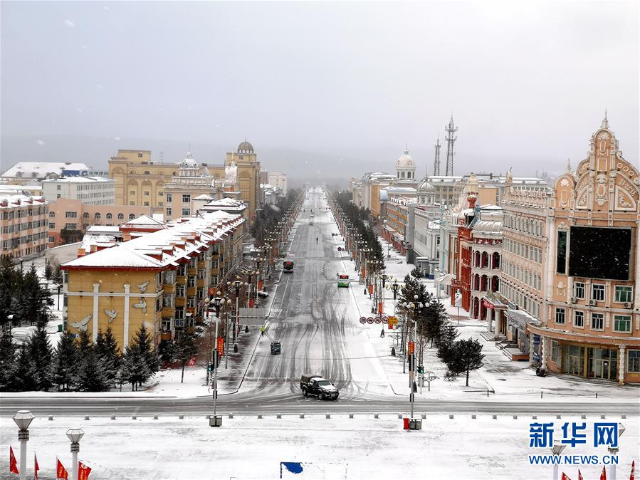 #（环境）（1）黑龙江漠河：谷雨节气迎来大雪