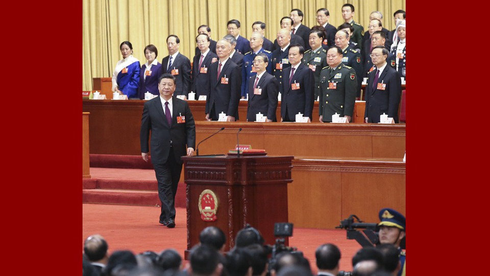 习近平当选国家主席、中央军委主席