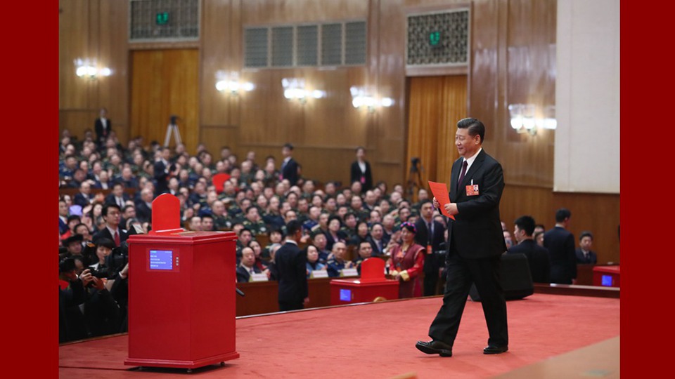 习近平当选国家主席、中央军委主席