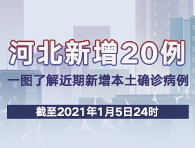 河北新增20例，一图了解近期新增本土确诊病例