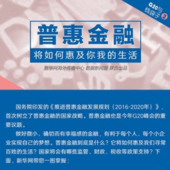 【G20系列图解】普惠金融将如何惠及你我的生活？